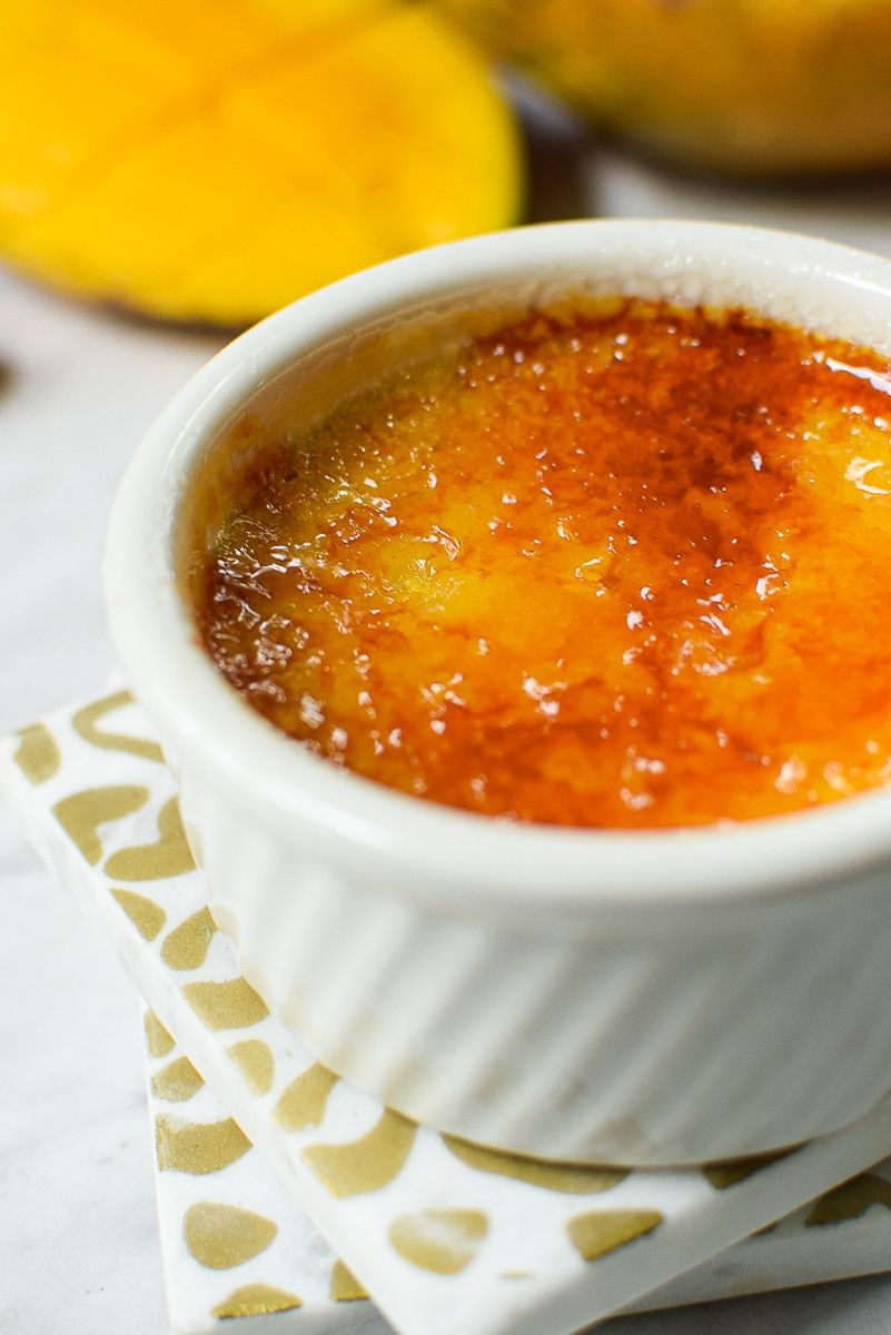 Mango Sticky Rice Brûlée